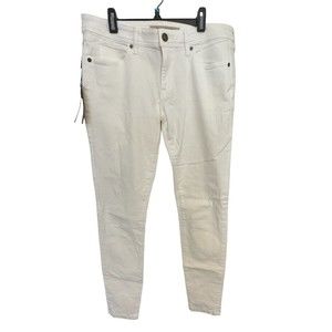 NEW BURBERRY BRIT SKINNY LOW-RISE white denim jeans woman Size 30 US EU NWT